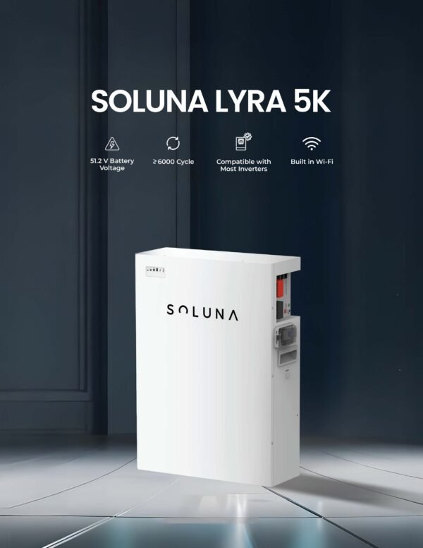 Soluna lyra 5k 5Kwh 100ah Data Sheet