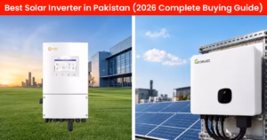 Best solar inverter in Pakistan 2026 buying guide featuring leading inverter brands for residential and commercial solar systems